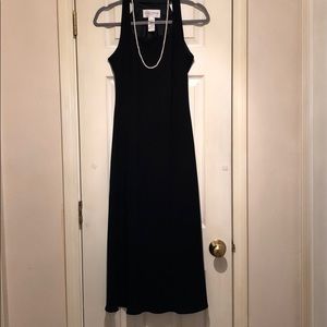 Evan Picone high neck sleeveless dress